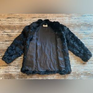 Somerset Furs Los Angeles. Black Rabbit Fur. Size Medium. Like New.